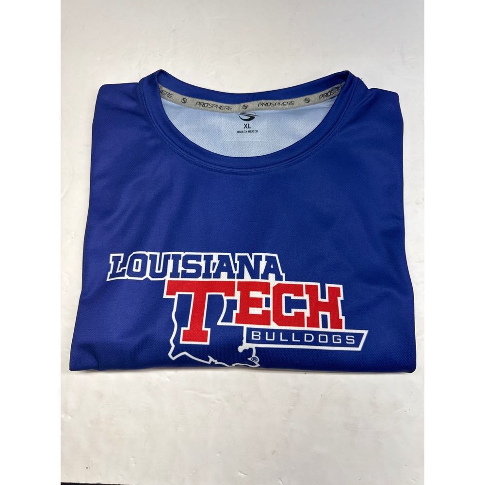 ProSphere Louisiana Tech Bulldogs Mens XL Long Sleeve Performance Shirt Blue